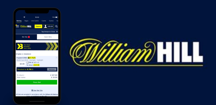 William Hill betting app offers